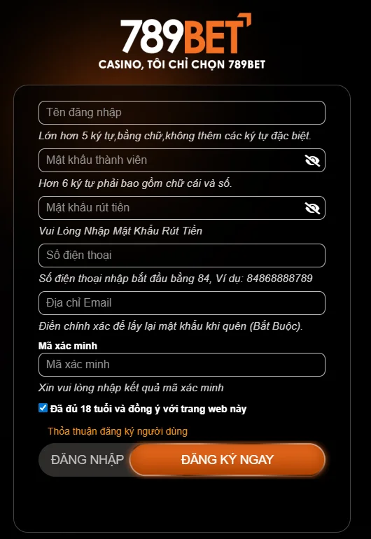 Hướng dẫn đăng ký 789BET – Lý do bạn không thể bỏ lỡ cơ hội này