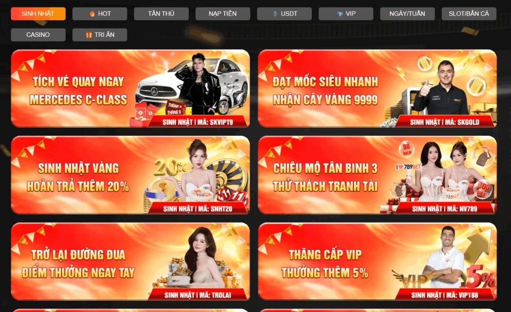 Khuyến Mãi 789BET – Ưu Đãi Đỉnh Cao Cho Thành Viên